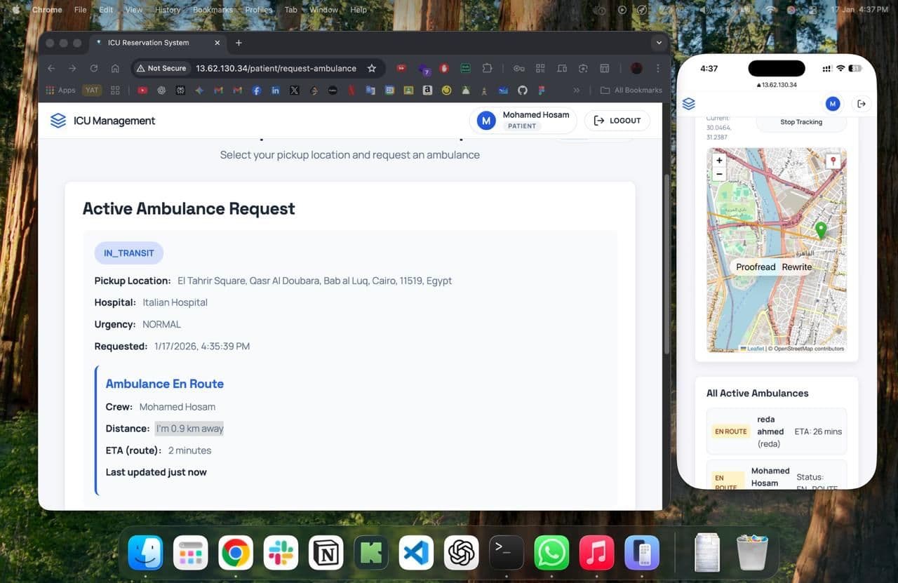 Devopsians - ICU Reservation & Management System